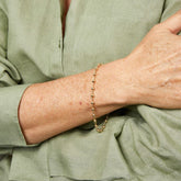 Ball Chain Bracelet in Gold